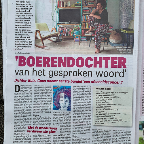 Babs Gons Artikel De Telegraaf