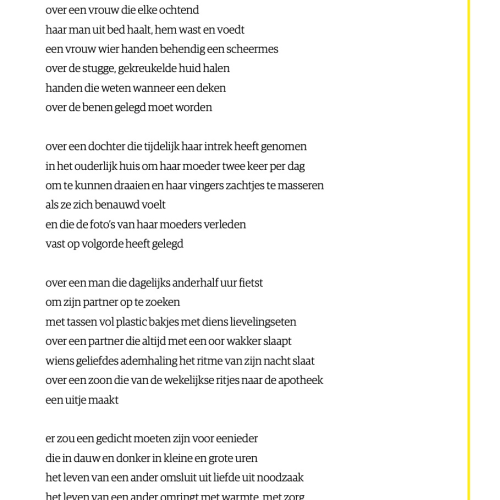 Babs Gons gedicht er zou een gedicht moeten zijn
